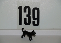 Playmobil Hund, Schäferhund schwarz, alte Form aus 3436,3555,5344