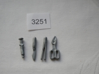 Playmobil OP Instrumente 4teilig grau aus 4343,4346,5953
