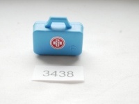 Playmobil Koffer hellblau mit Arztaufklebern, Arztkoffer aus 3210,5007