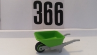 Playmobil Schubkarre grau/grün aus 3730