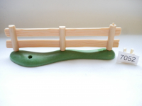 Playmobil Zaunelement, Holz hellbraun mit Wiese aus 5227