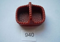 Playmobil Korb, Picknickkorb rot-braun aus 3076,4060,5120,5322,5500
