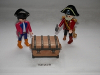 Playmobil 2 Piraten mit Schatzkiste, Ergänzungsset