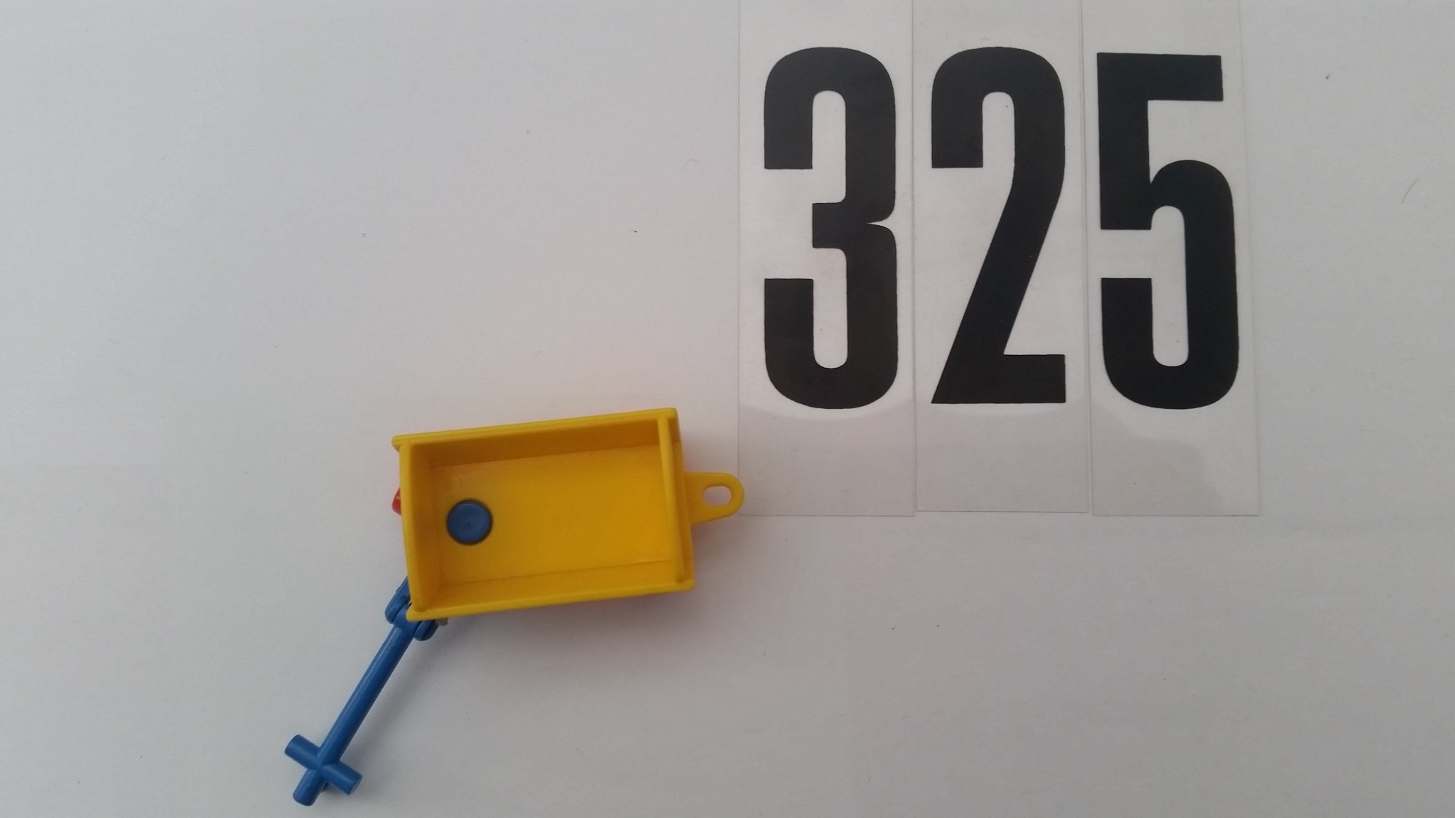 Playmobil Bollerwagen gelb mit Deichsel und Rädern aus 4453