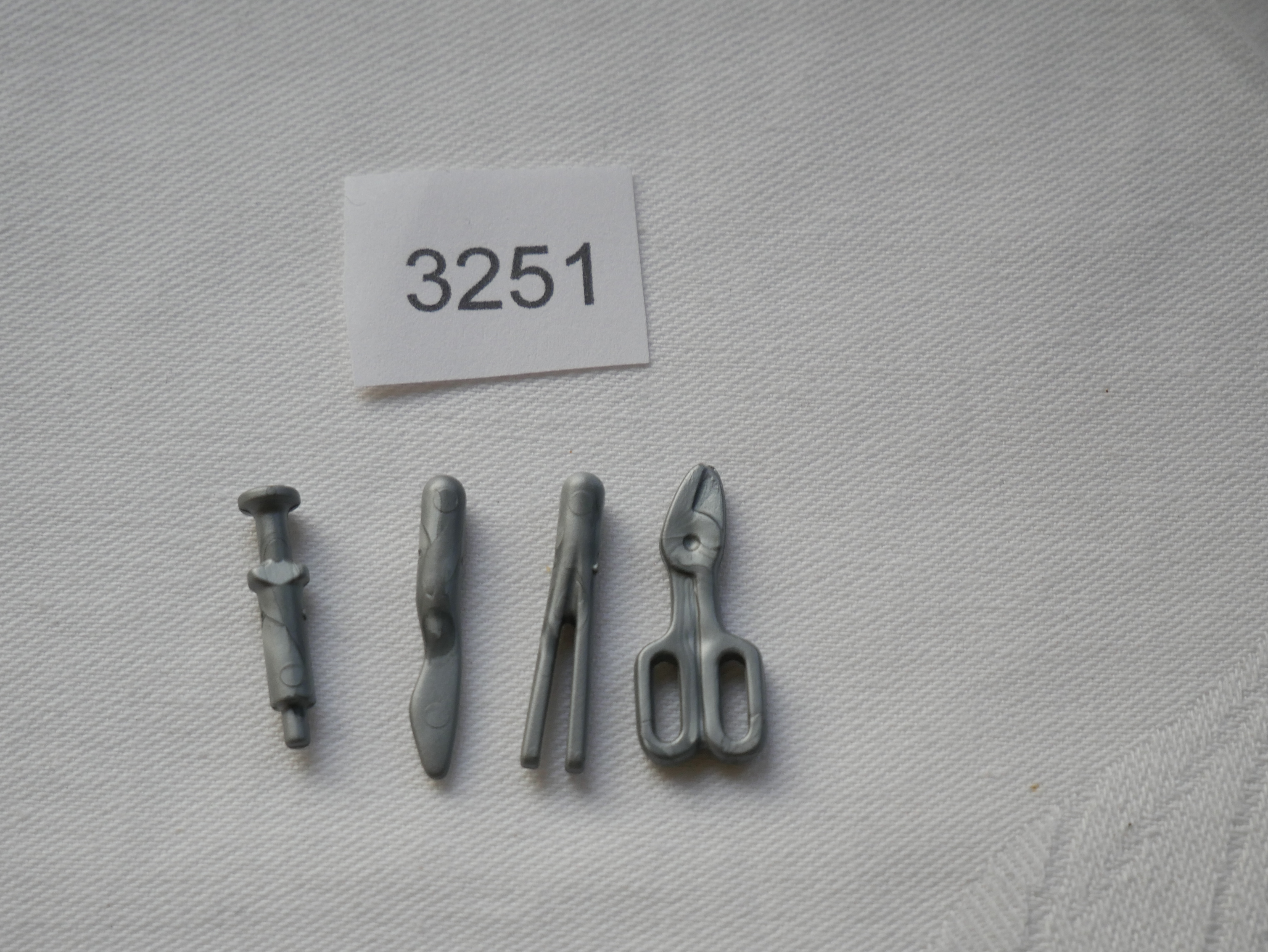 Playmobil OP Instrumente 4teilig grau aus 4343,4346,5953
