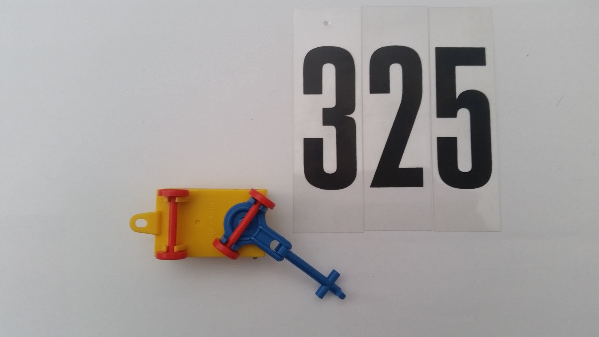 Playmobil Bollerwagen gelb mit Deichsel und Rädern aus 4453