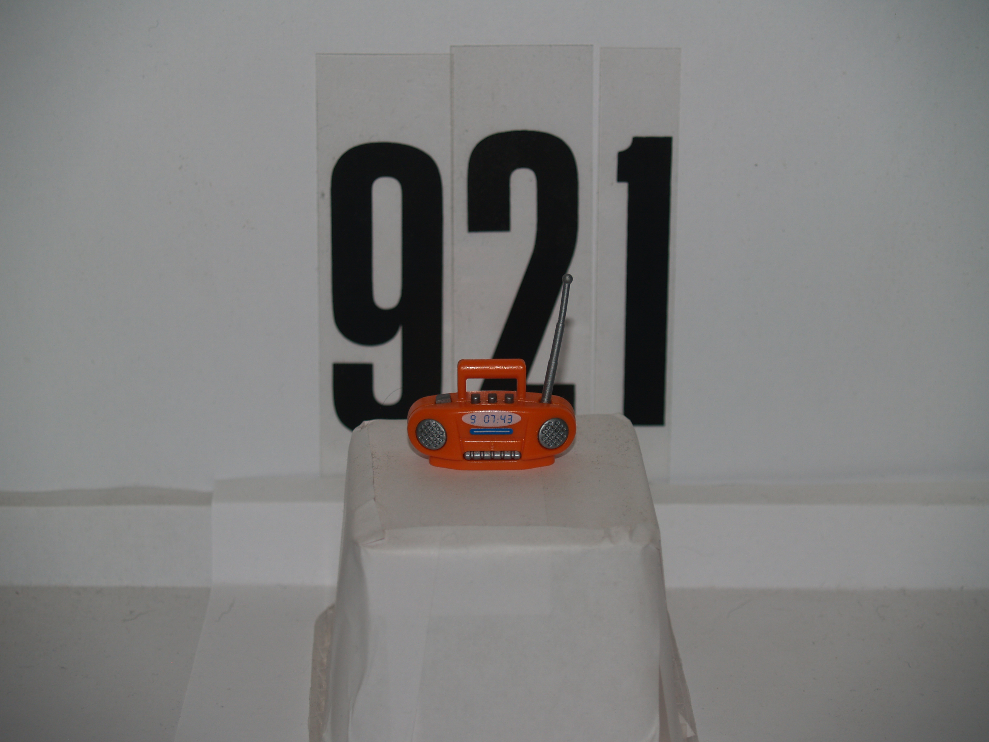Playmobil Radio, Kofferradio orange aus 4858