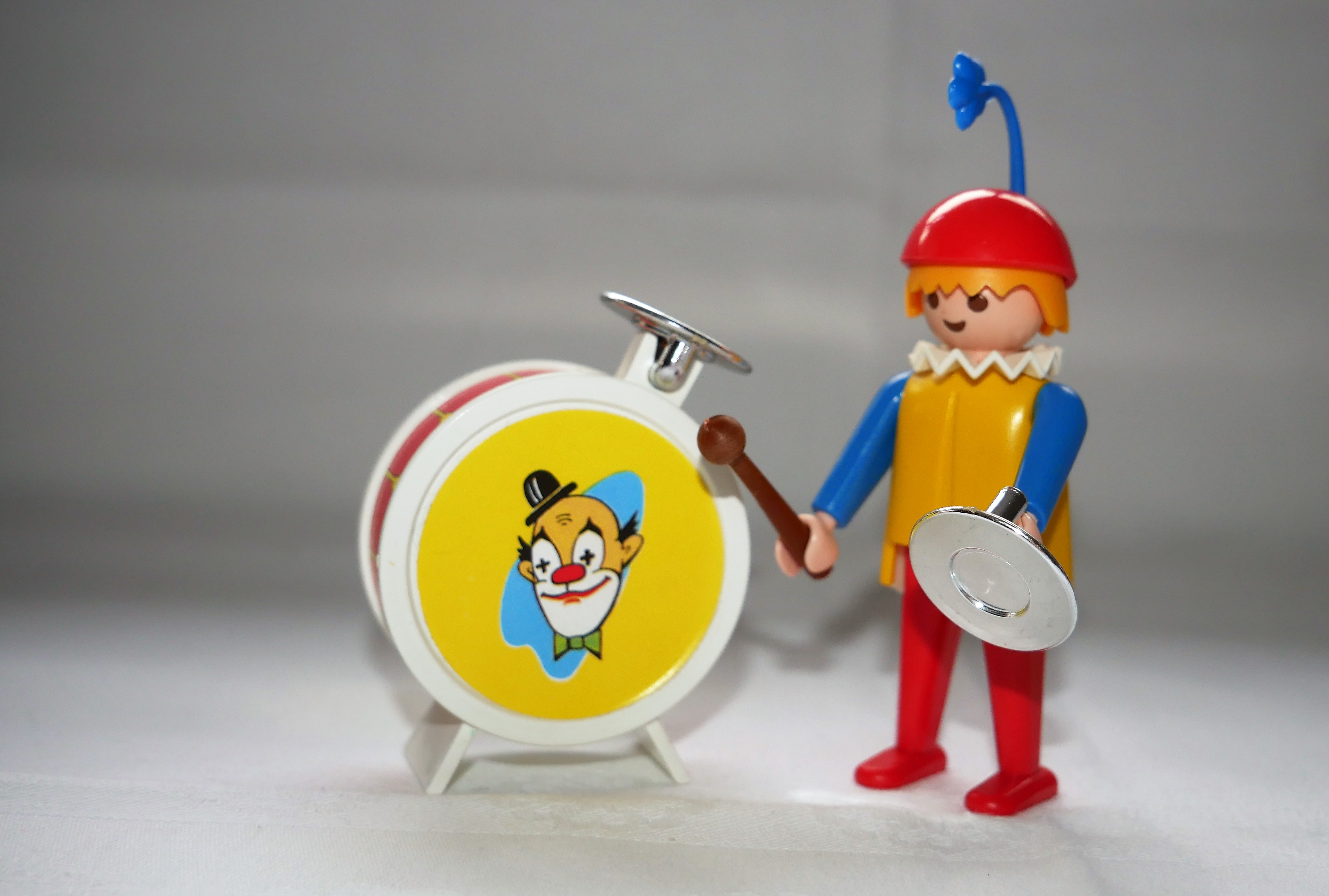 Playmobil Clown mit großer Trommel aus 3553,3477, Zirkus