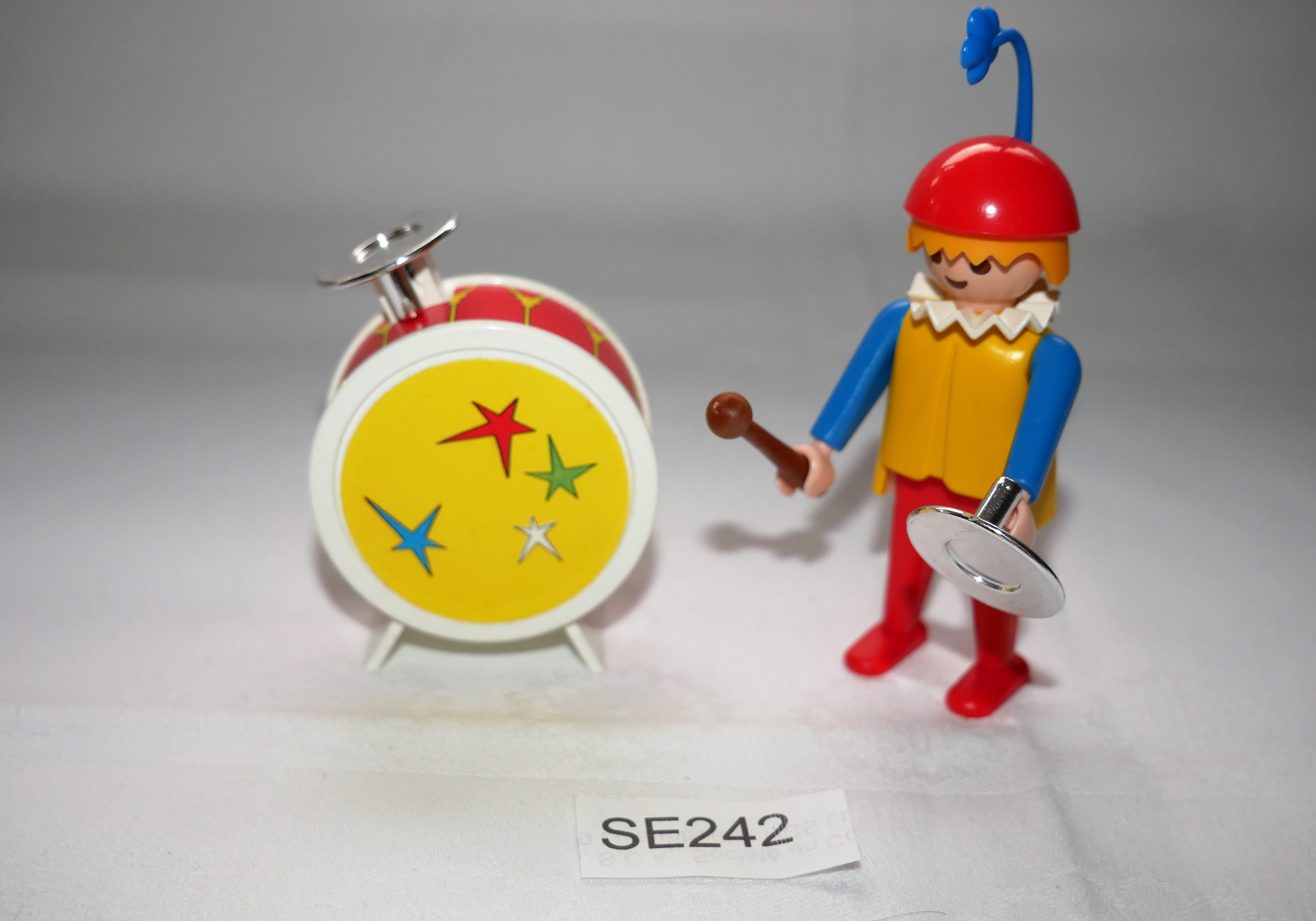 Playmobil Clown mit großer Trommel aus 3553,3477, Zirkus