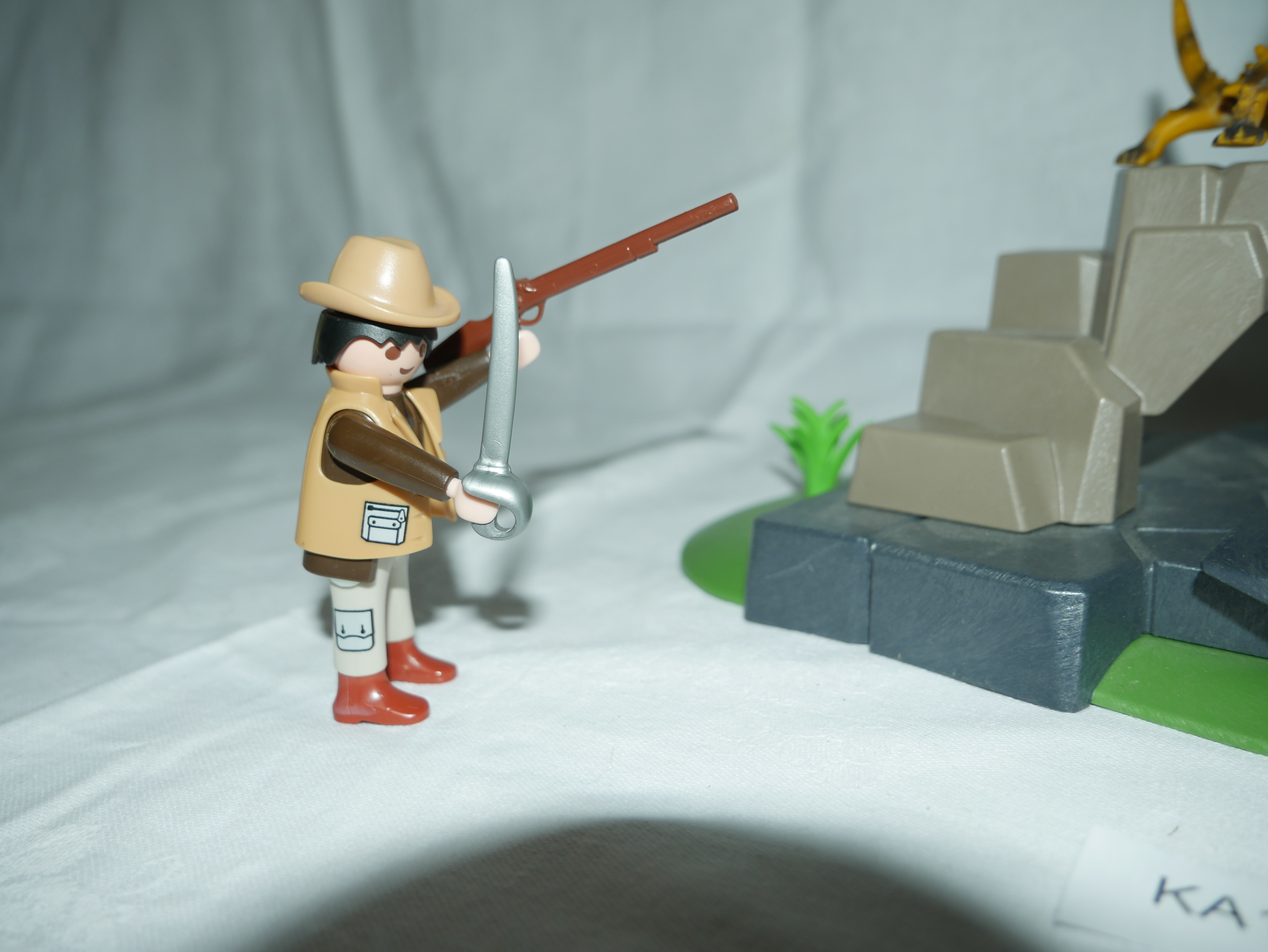 Playmobil Set 4847, Schatzsucher mit Metaldetektor, gebraucht