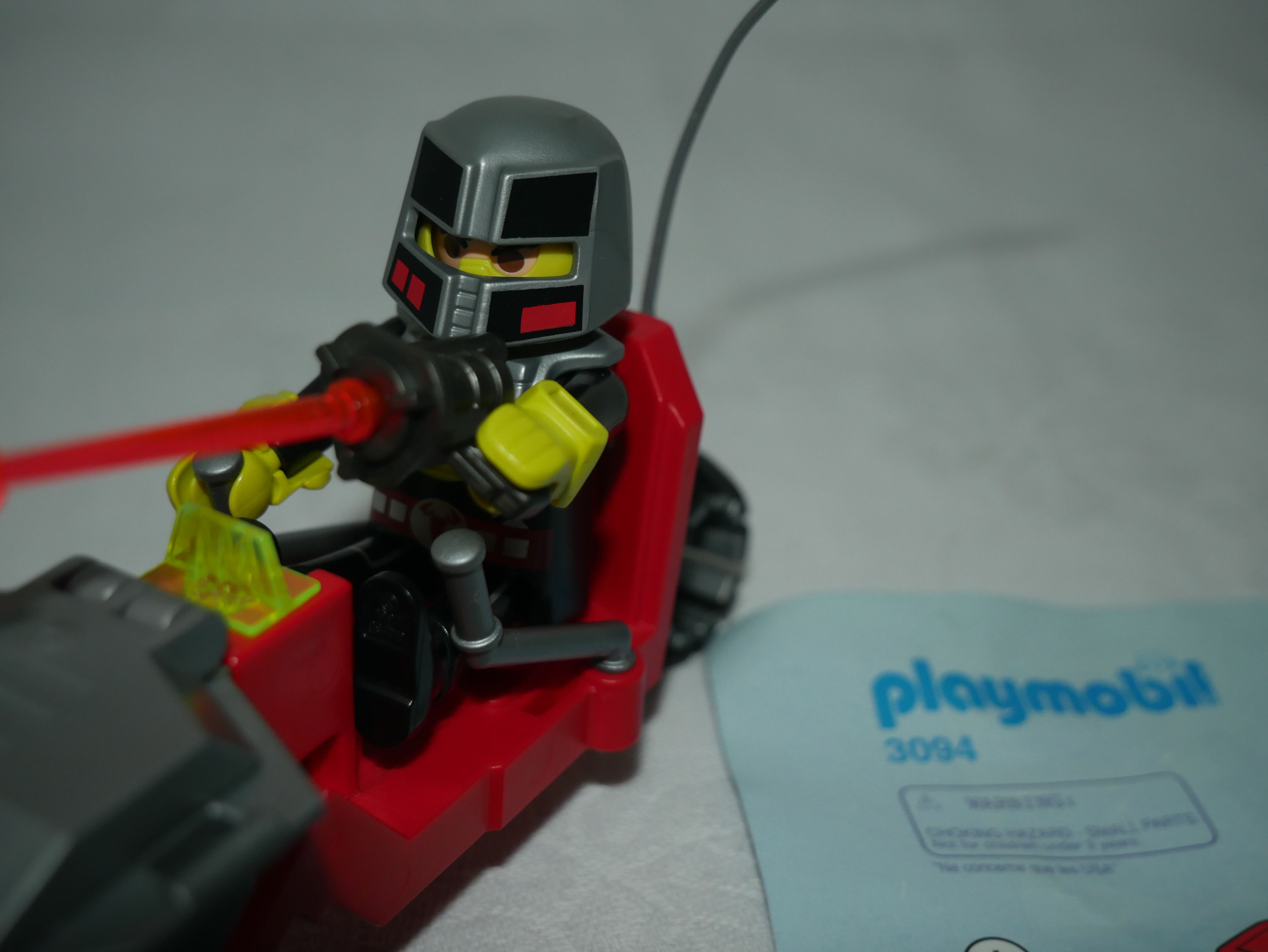 Playmobil Set 3094, Astronaut Trike, Weltraumfahrzeug mit Beschreibung - gebraucht