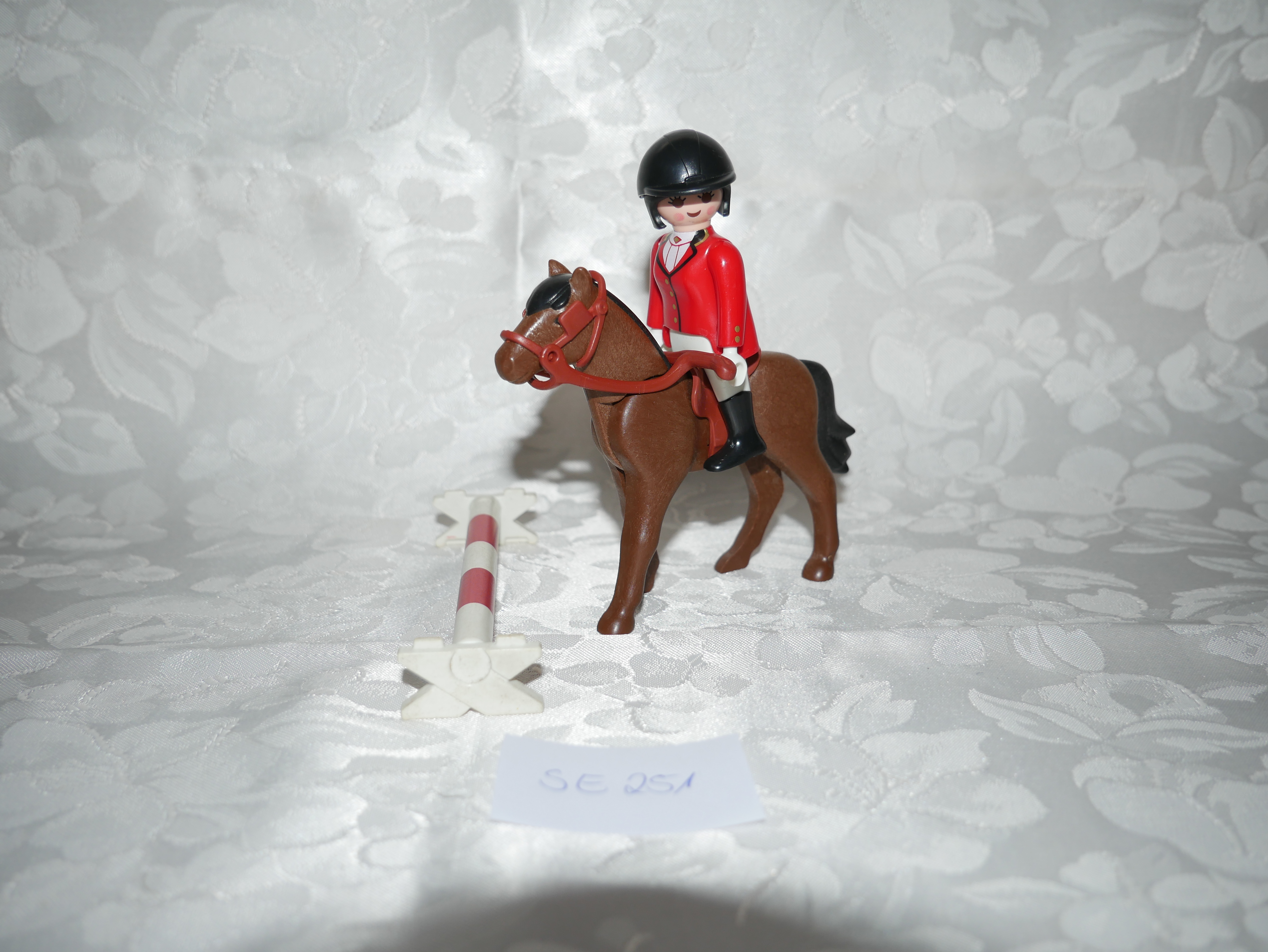 Playmobil Set Springreiterin mit Pferd