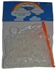 Loom Bands 200 Stück weiß